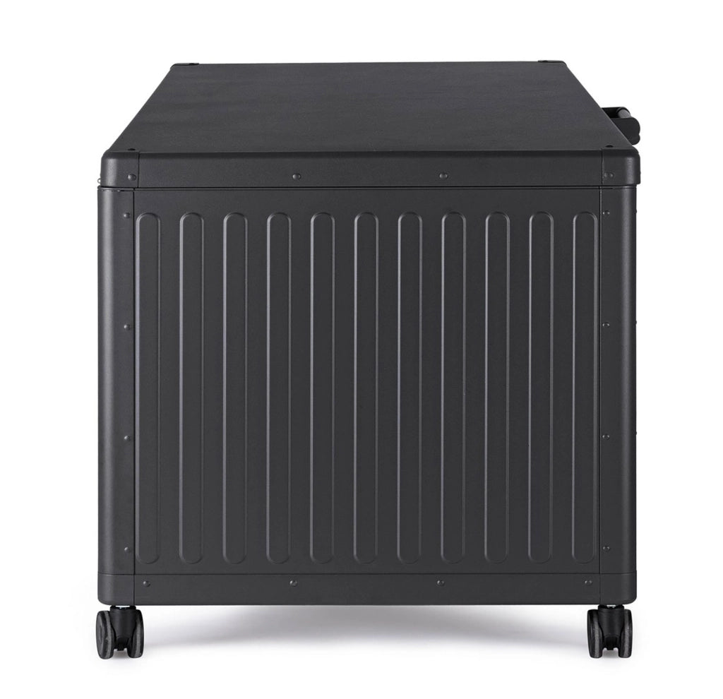 Baule Contenitore da Esterno 182x89,4x70h cm Apertura Facile e Ruote in Alluminio Ocean L Antracite