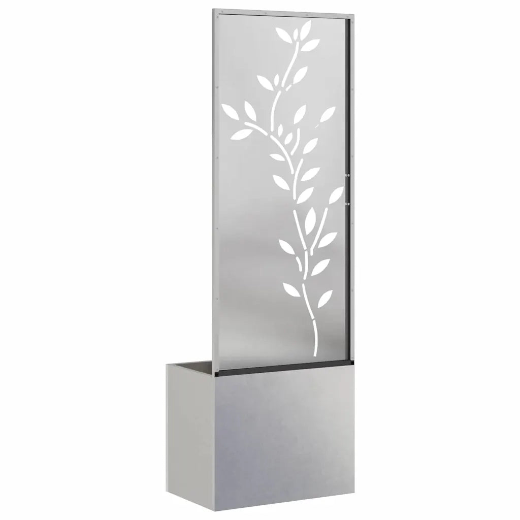 Schermo per privacy in giardino Floreale Argento 50 x 150 cm 876480