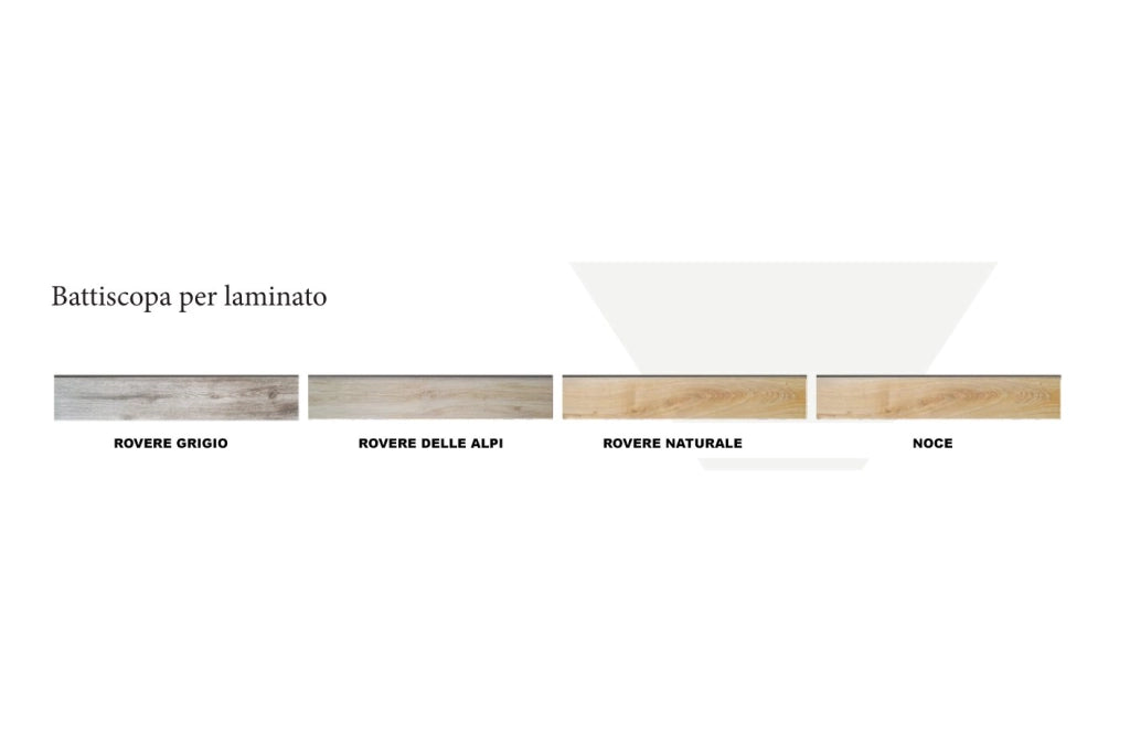 BATTISCOPA PER LAMINATO Colore Rovere grigio