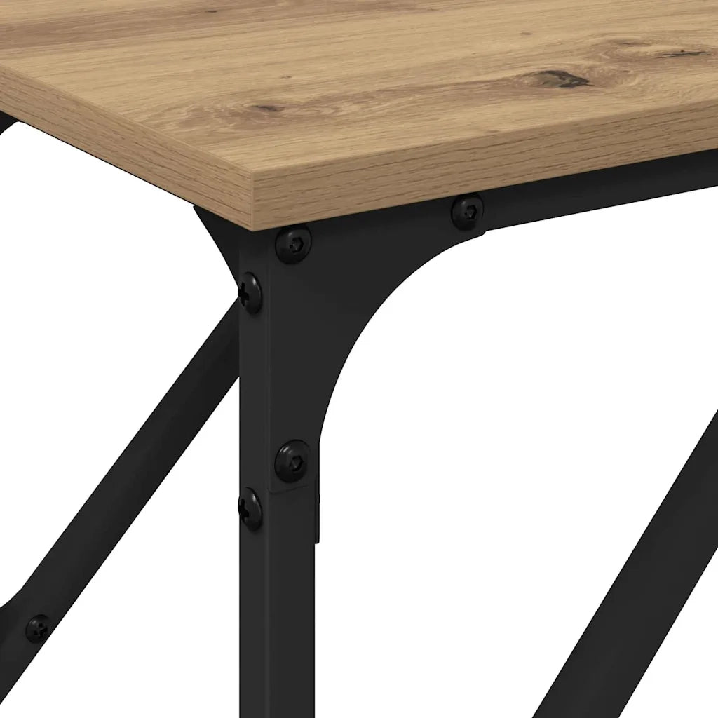 Tavolo consolle rovere artigianale 200 x 29 x 75 cm 871341