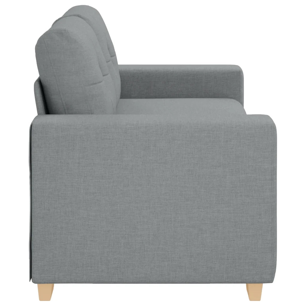 Divano Divanetto-Sofa Grigio Chiaro 140 cm in Tessuto