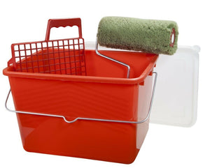 Kit Secchio Plast.Con Coperchio+Rullo Nylo - Pennellificio 2000