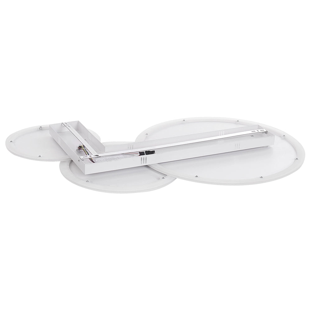 Lampada da soffitto Forma rotonda con paralume acrilico bianco per l'illuminazione d'accento di design della stanza