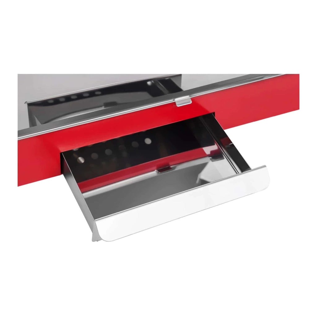 Set macchina per popcorn con carrello - Design americano - Rosso 14_0004910