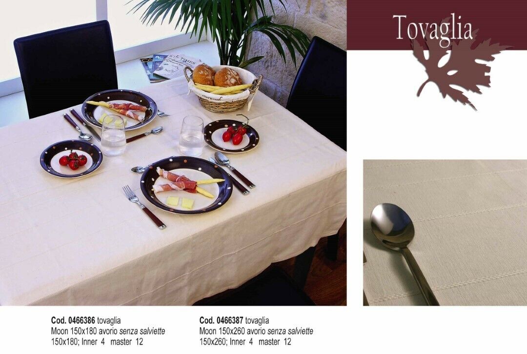 Tovaglia Moon 150X180 Avorio Bizzotto - Bizzotto