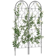 Griglia per piante rampicanti ¨C Zephmum ¨C Nero 50x180 cm