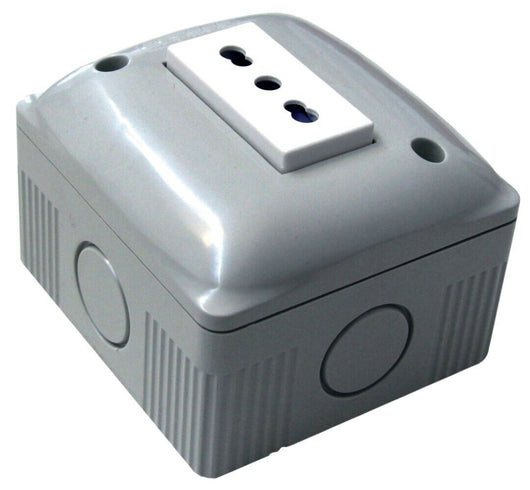 Contenitore Protetto Con Presa Bivalente - Electraline