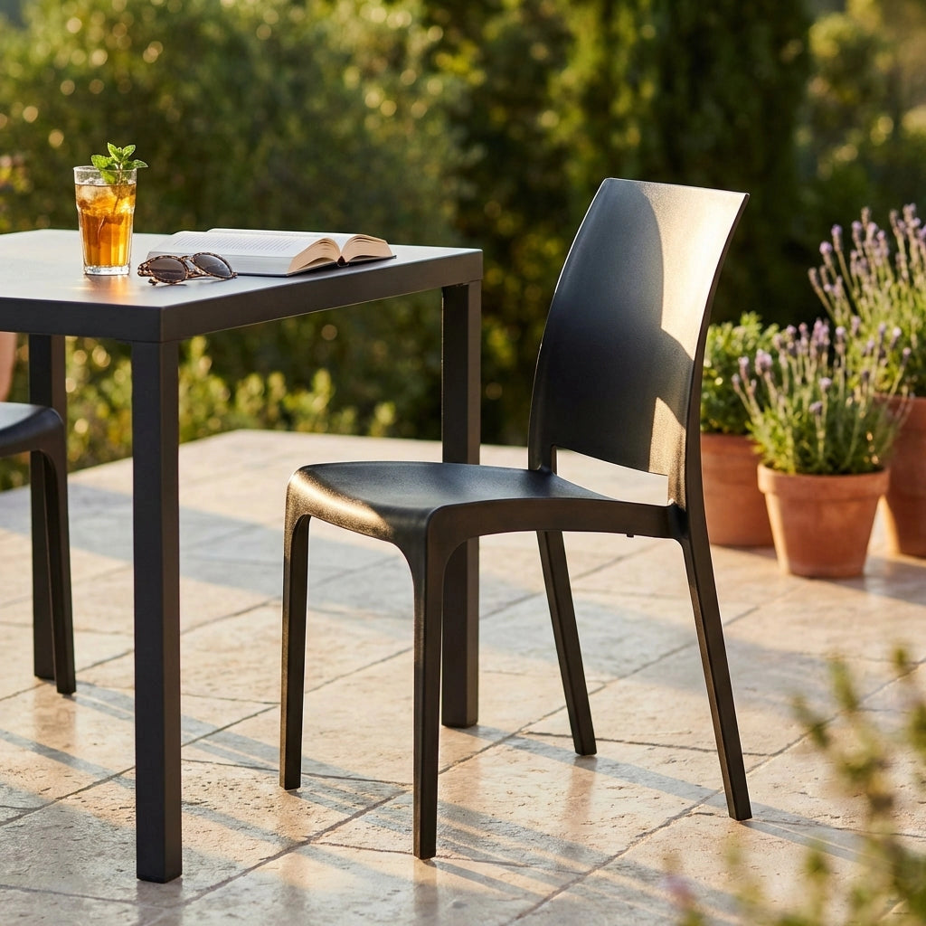 Sedia da Giardino in Polipropilene cm 46x54x80 - VOLGA