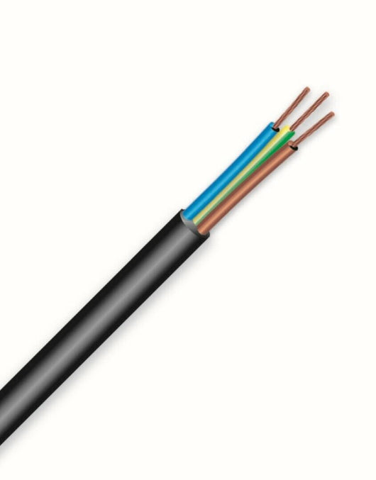 Cavo H05Vv-F 3G0,75 Mt 10 Nero - Electraline