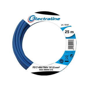 Cavo Fs17 1X1,5 Mt 25 Blu - Electraline