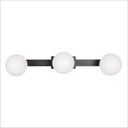 Applique moderna nero/bianco LED 9W+3xG9 Magnet Milagro