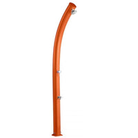 Doccia Solare Jolly 25 Litri In Alluminio Con Lavapiedi Colore Arancione Cv-A520/2009