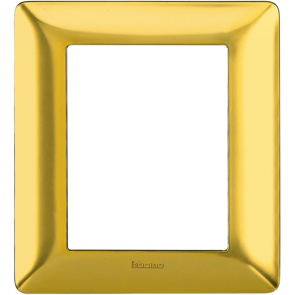 Placca Bticino Matix 3+3 moduli oro satinato AM4826GOS