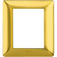 Placca Bticino Matix 3+3 moduli oro satinato AM4826GOS