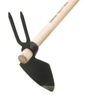 Agef Zappetta Cuore Bidente Occhio Tondo Forgiata Con Manico 120 Cm - Agef