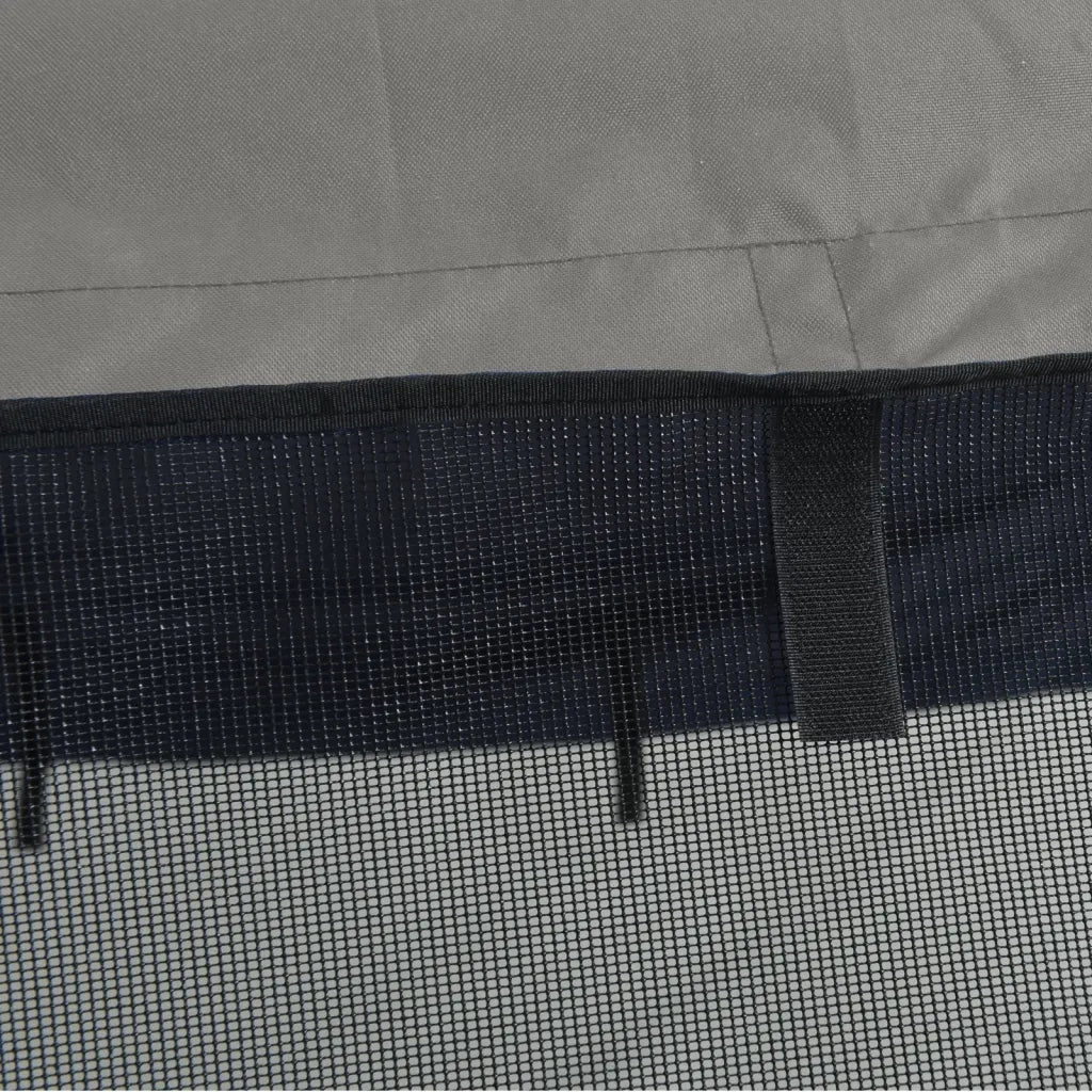 Bimini Prua con Pareti Laterali Rete 4Archi 243x(200-213)x137cm