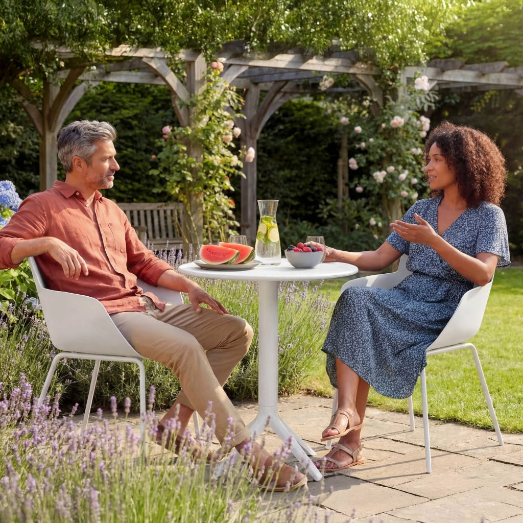 Set di mobili da giardino Siora con 2 sedie 2