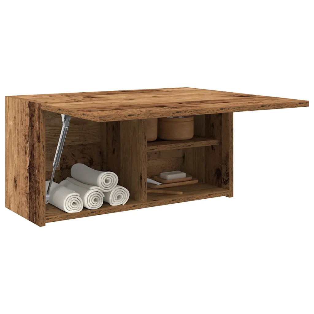 Mobile da Bagno Legno Antico 60x25x30 cm in Legno Multistrato 860065