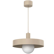Lampada a sospensione Canan beige 1xE27 Luminex