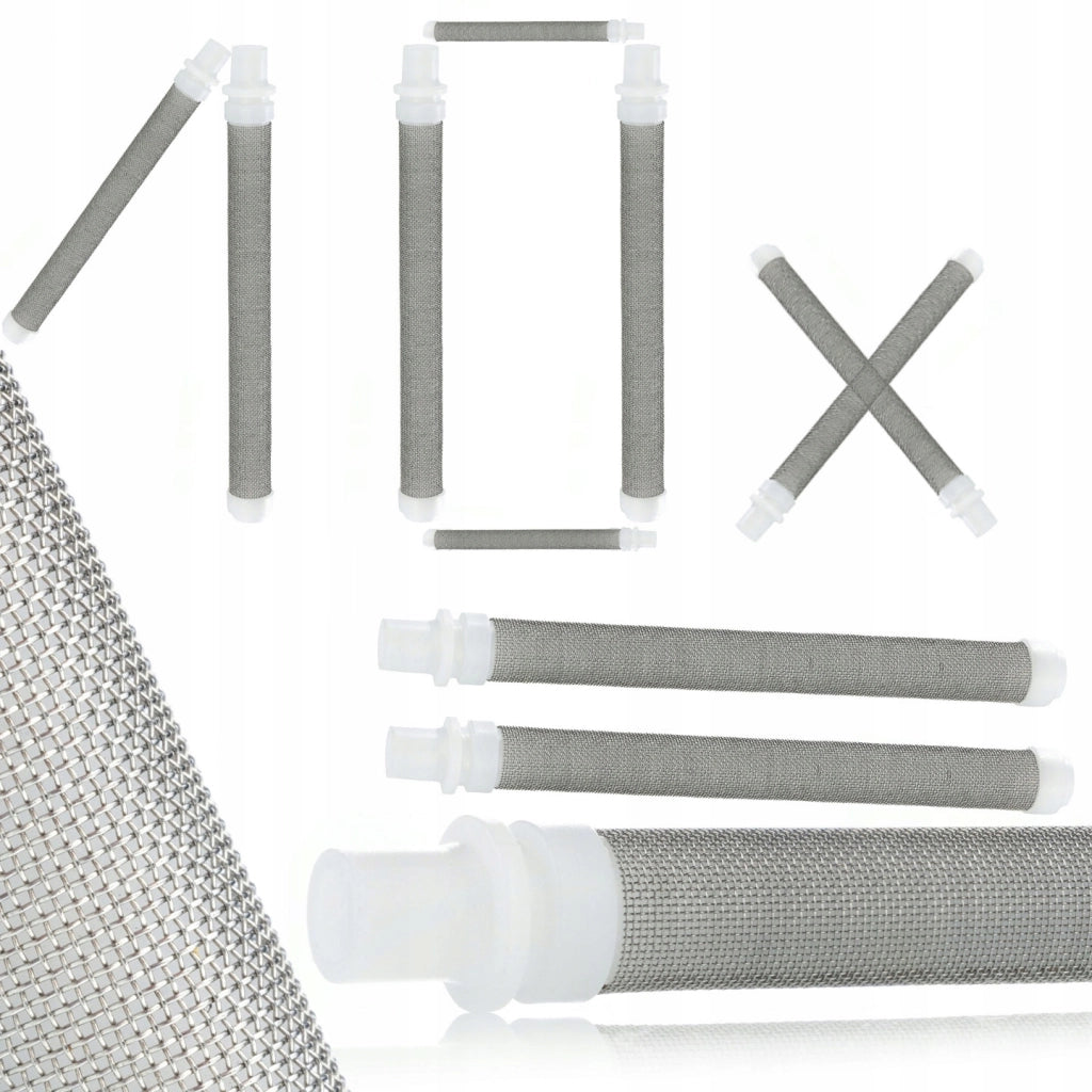 Filtro a Cartuccia Bianco 60 Mesh – Alta Qualità Verniciatura | 10 Pezzi, 96,8mm x 9mm