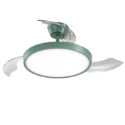 Ventilatore da Soffitto con luce Perenz 7196 R CT Verde - Ø 106 cm, 3 Pale, 6 Velocità, Motore DC 40W, Silenzioso