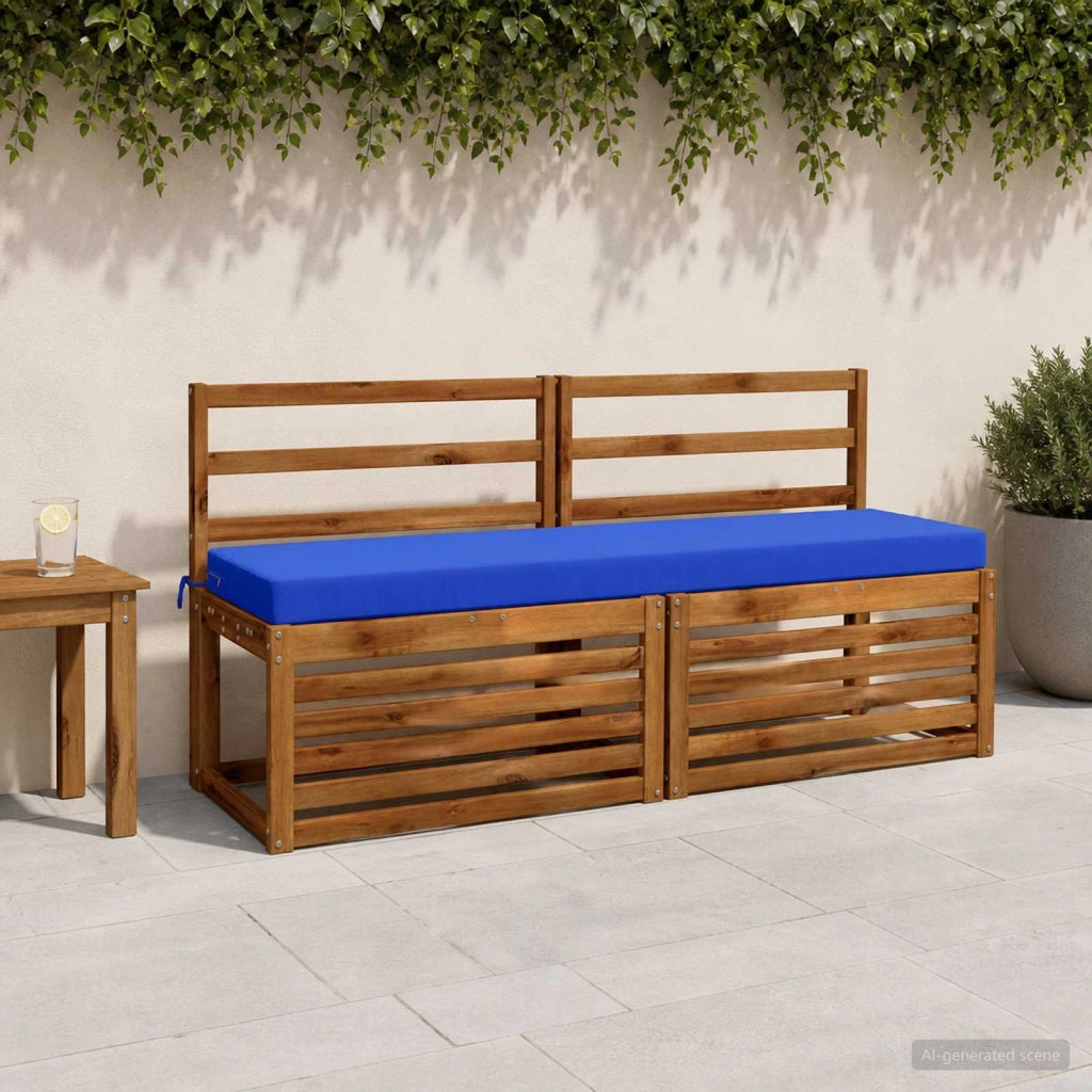 Cuscino per panchina SOEST 100% Poliestere Blu Reale 949866