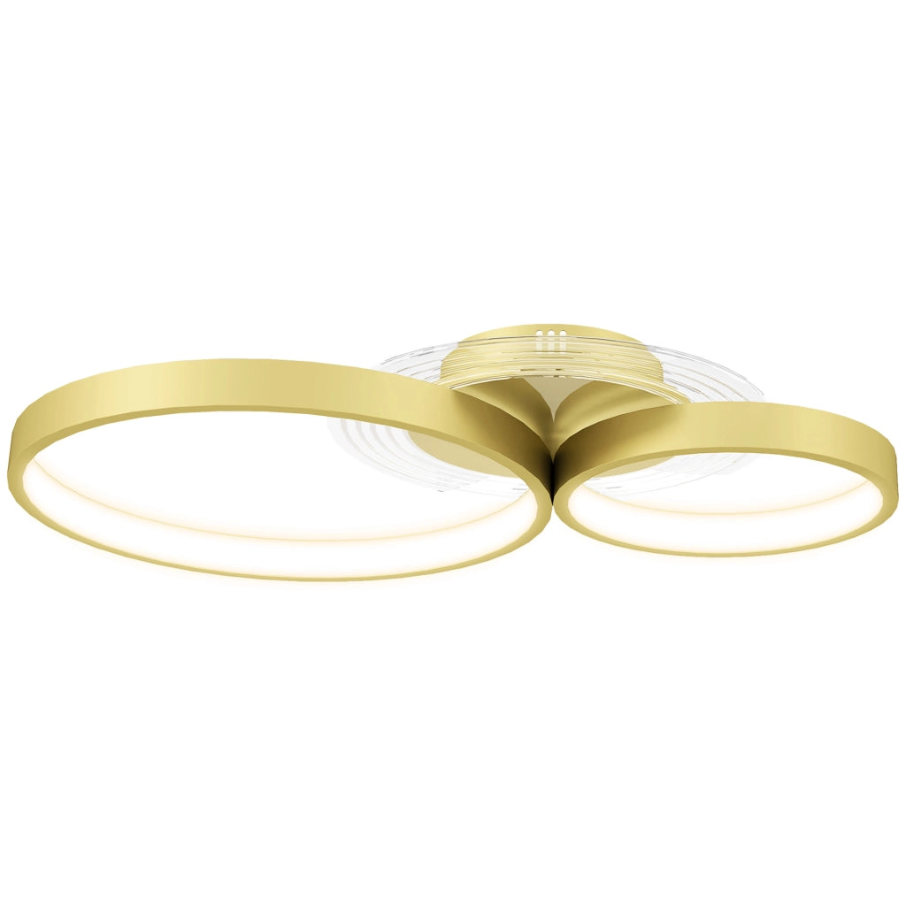 Lampada a Soffitto LED 40W 3000K/4000K/6500K ¨C zephmum ¨C Dorato