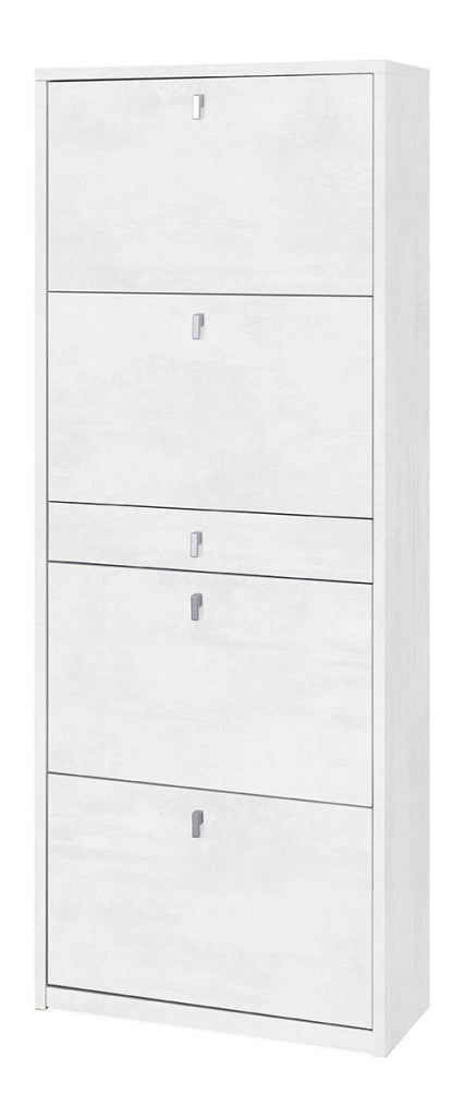 KIT SCARPIERA ANTE A RIBALTA H164 L63 P29 Cm FINITURA BIANCO OSSIDO CHIARO SARMOG Sk569k