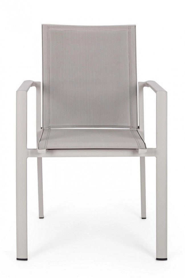 Set 4 Sedie da Giardino 56,2x60x88h cm con Braccioli Konnor Rastin