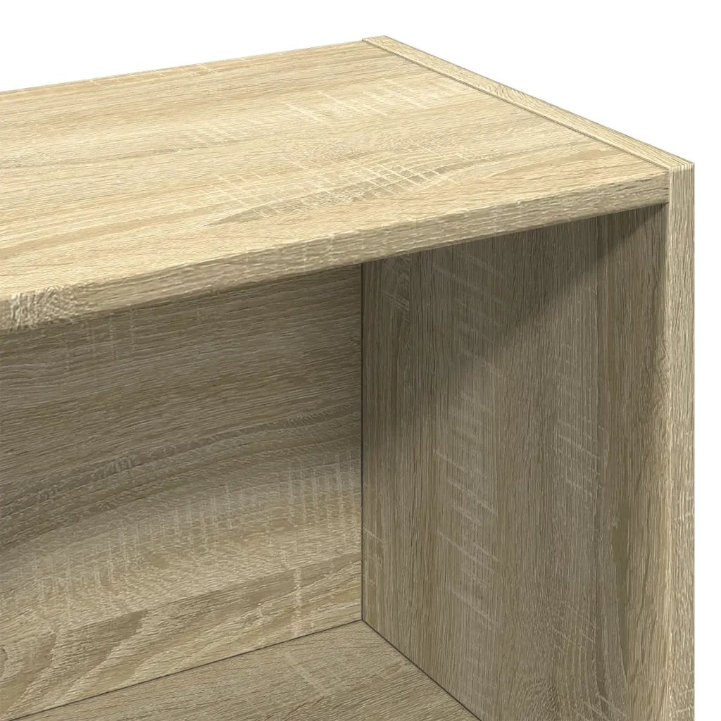 Libreria-Scaffale per Libri-Mobile di Stoccaggio Rovere Sonoma 57x28,5x107,5 cm in Legno Multistrato