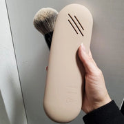 Portapennelli per Trucco in Etui a Pennelli di Trucco in Silicone Portatile per Viaggi Organizzatore per Pennelli di Trucco, Etui per Pennelli di Trucco Portatile