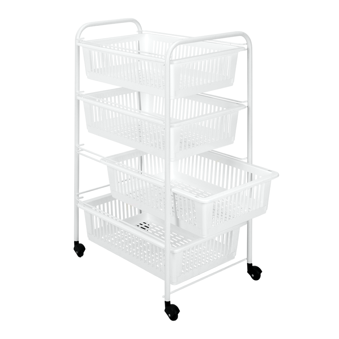 Scaffaletto 4 Piani Cm 46X35X76 Jumbotex - Metaltex