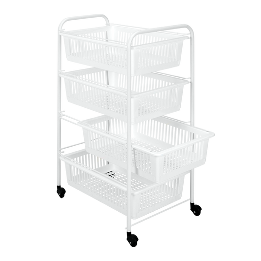 Scaffaletto 4 Piani Cm 46X35X76 Jumbotex - Metaltex