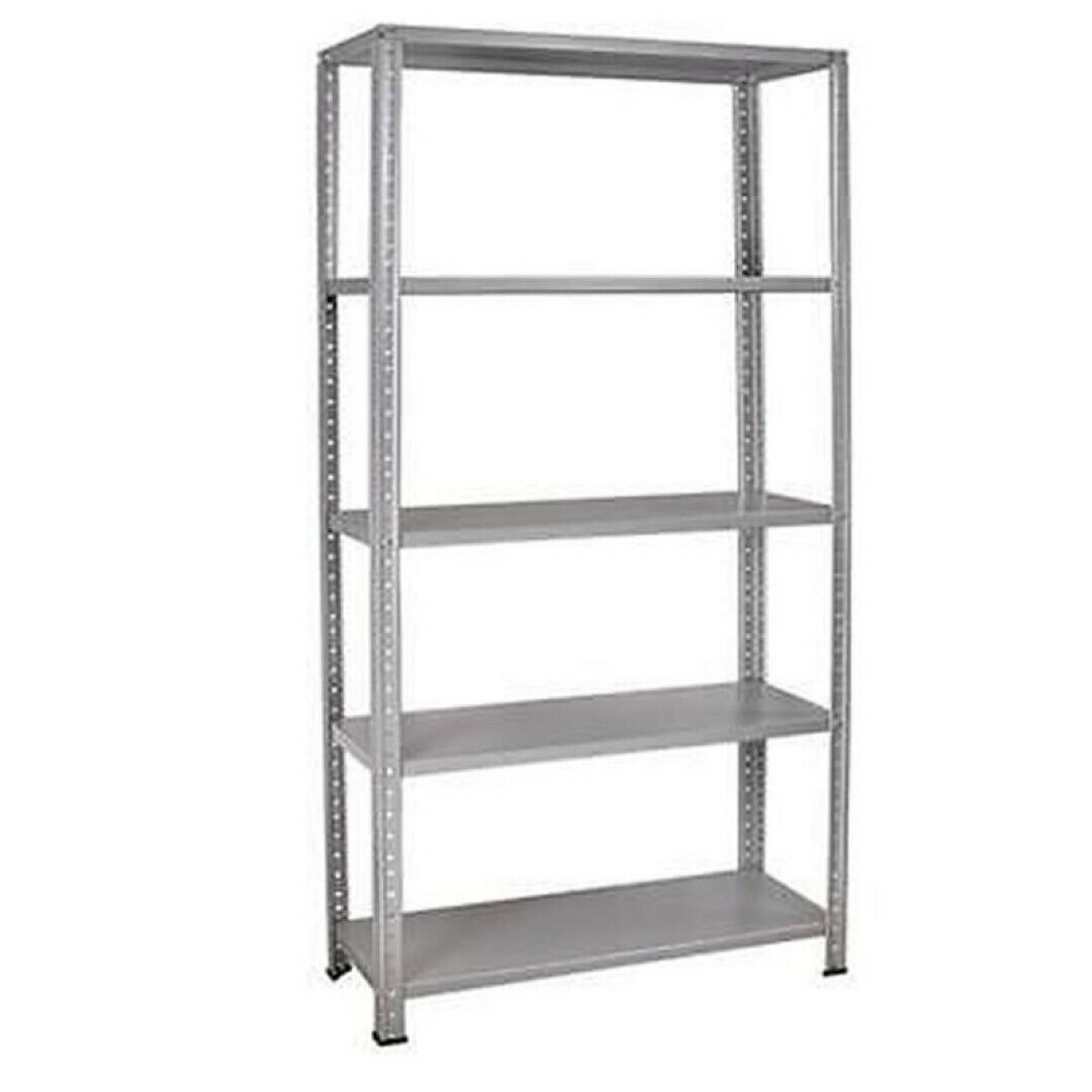 Scaffale Zincato Metal Click Clack 5 Piani A Incastro 186X100X40 - Fraschetti