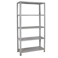 Scaffale Zincato Metal Click Clack 5 Piani A Incastro 186X100X40 - Fraschetti