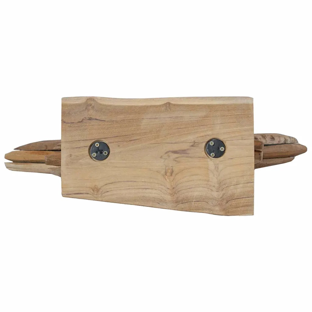 Stella di Natale Marrone 59,5 x 18 x 74 cm Legno di teak solido 42017936