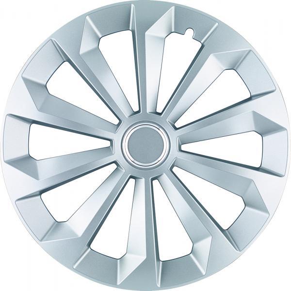 Set 4 Copricerchi 15'' Alulook Fame Silver