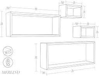 Sanitec 31039 merlino ciliegio erlino ciliegio