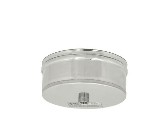 Tappo Condensa Monoparete Acciaio Inox Con Spurgo Diametro 140 - Zinco Calabria