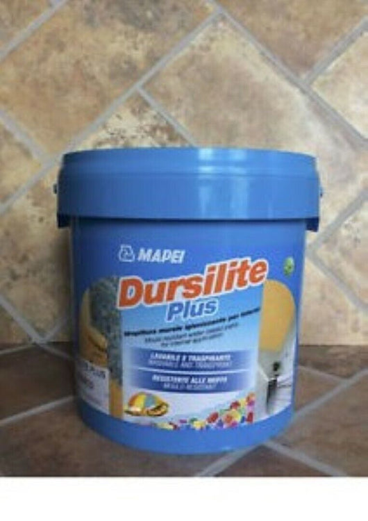 Dursilite Plus Trasparente 5 Kg Idropittura Lavabile- Mapei