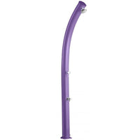 Doccia Solare Jolly 25 Litri In Alluminio Con Lavapiedi Colore Viola Cv-A520/4005