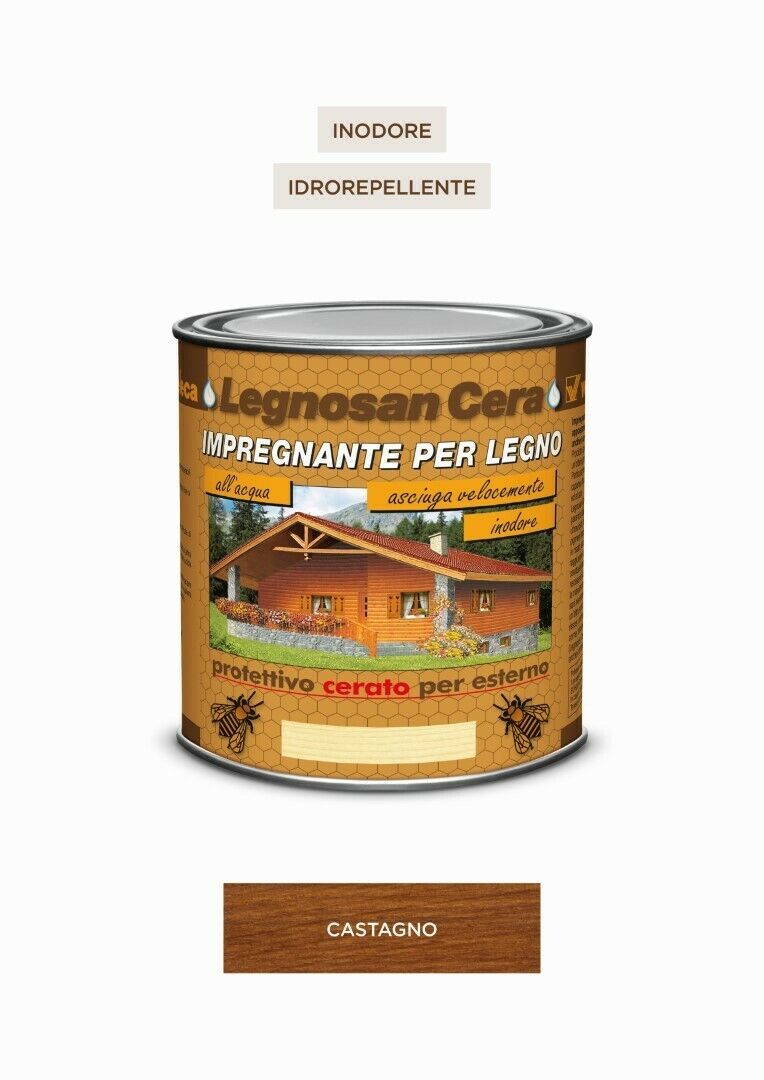 Legnosan Cera Castagno Ml 750 Veleca - Veleca