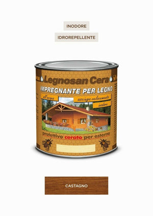 Legnosan Cera Castagno Ml 750 Veleca - Veleca