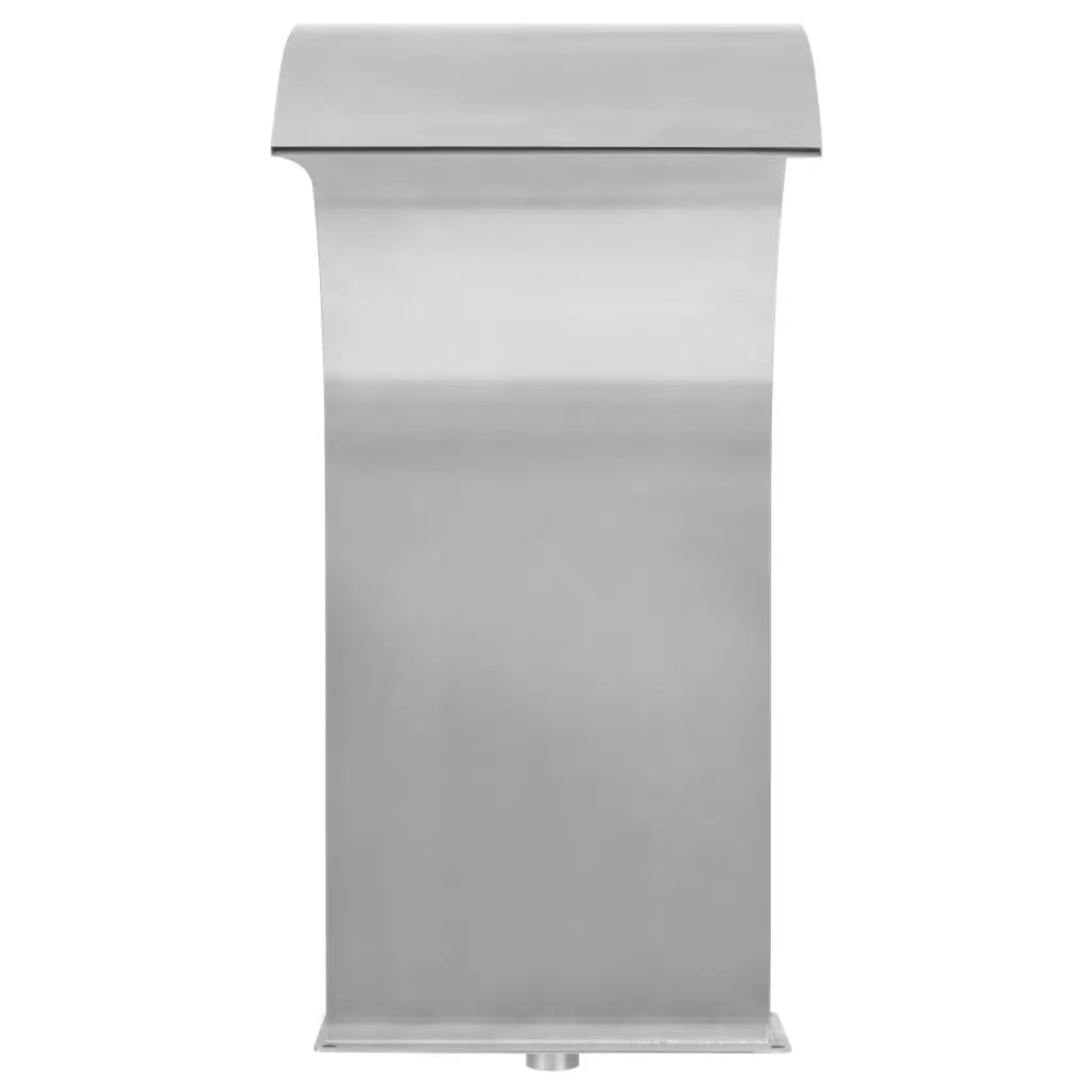 Fontana per Piscina in Acciaio Inossidabile 45x30x65 cm Argento 43692