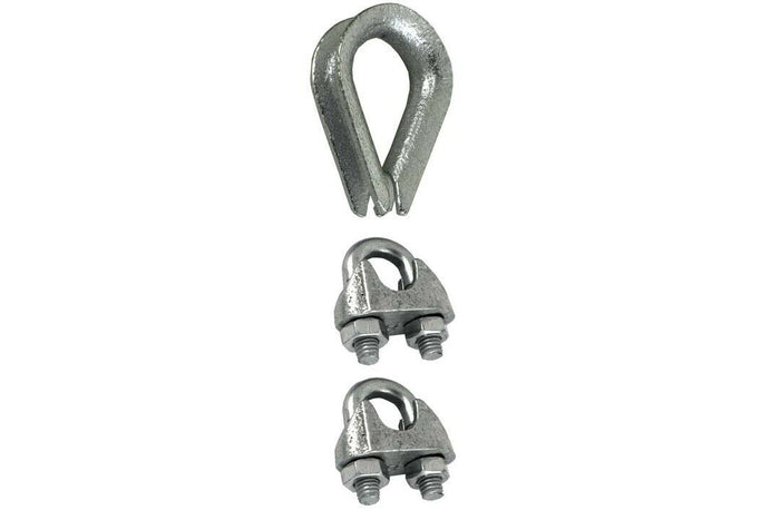 Set 2 Morsetto+1 Redance Zincato Mm 6 - Masidef