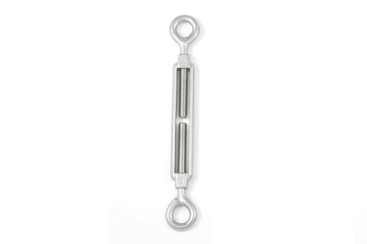 Tenditore Zincato Due Occhielli Diametro 8 Mm Set 5 Pezzi - Masidef