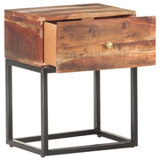 Comodino 40x30x50 cm in Legno di Acacia Grezzo