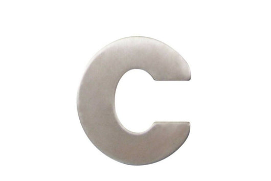Lettera Civico In Acciaio C 60 Mm - Masidef