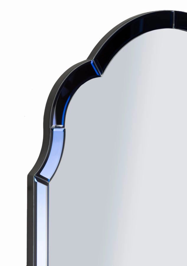 SPECCHIO DA MURO TANGERI BLU CM 55X2X150 Elegante