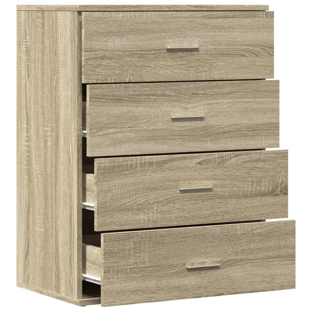 Credenza | Madia | Buffet da pranzo | Armadio da pranzo Rovere Sonoma 60x39x80 cm in Legno Multistrato